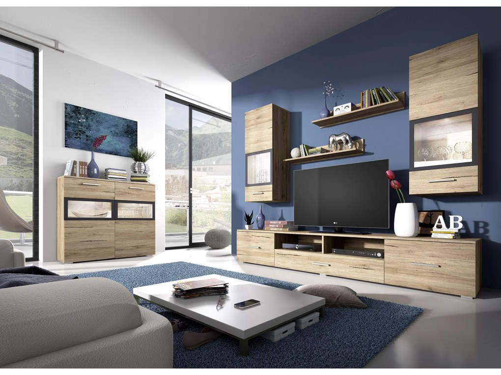 Zondo Nappali bútorsor Sapphire Típus 09 (san remo tölgy). 602261