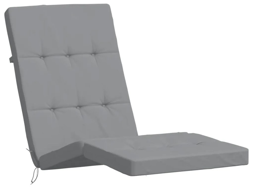 2 db szürke oxford szövet nyugágypárna