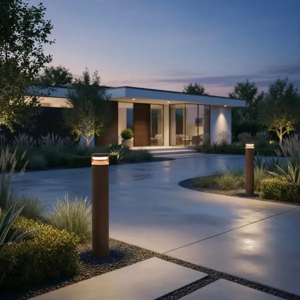 Ideal Lux - LED Kültéri lámpa BOEING LED/14W/230V 100 cm IP65 barna