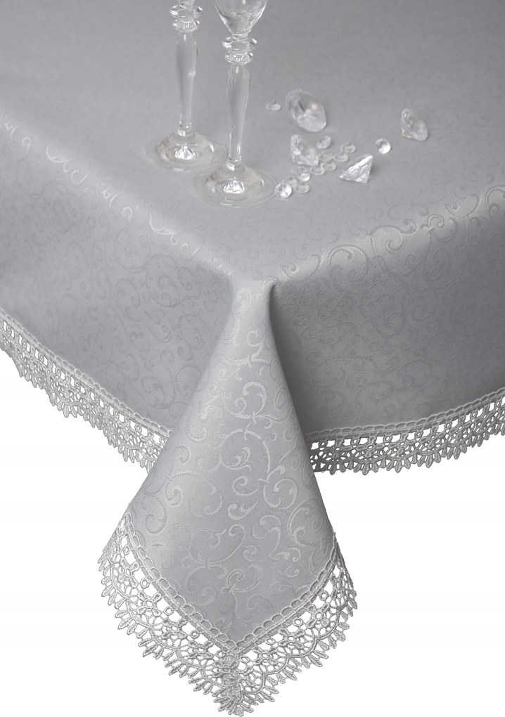 foltálló abrosz gipiura Firenze 280x140 szürke