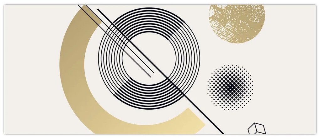 Kép - Geometriai formák N⁰2 (120x50 cm)