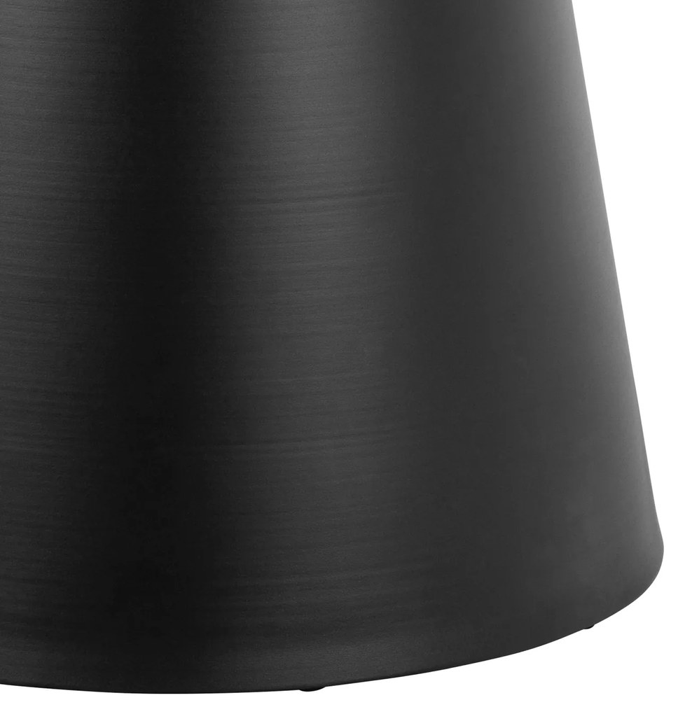 MAZZONI EXPORT BOSCO Természetes Tölgy/fekete láb - KEREK ASZTAL 120 cm KONYHÁBA ÉTKEZŐBE NAPPALIBA FURNÉR