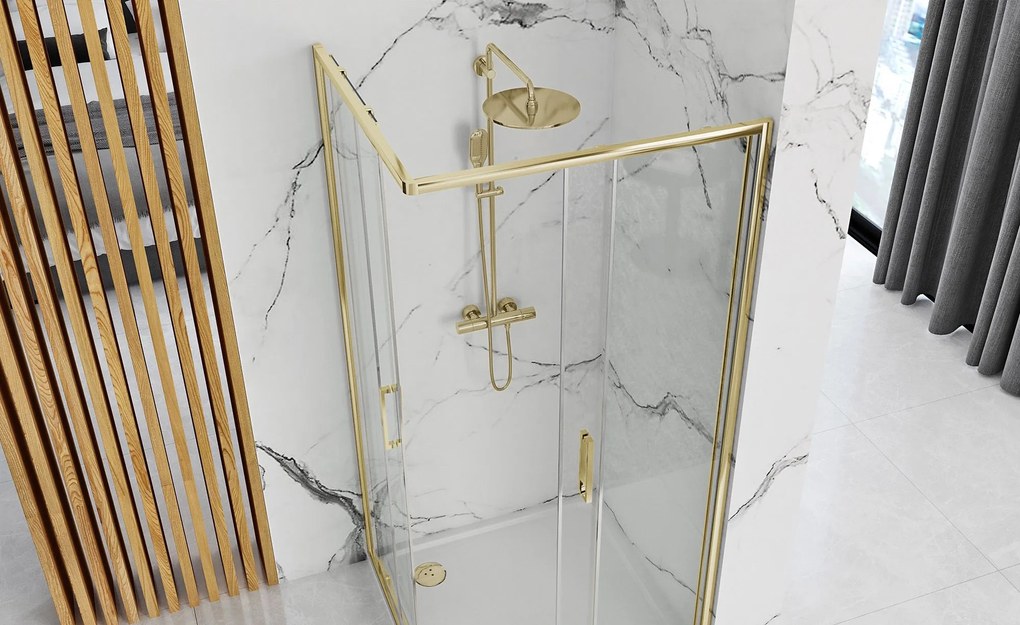 Zuhanykabin Rea Punto 80x100 Gold