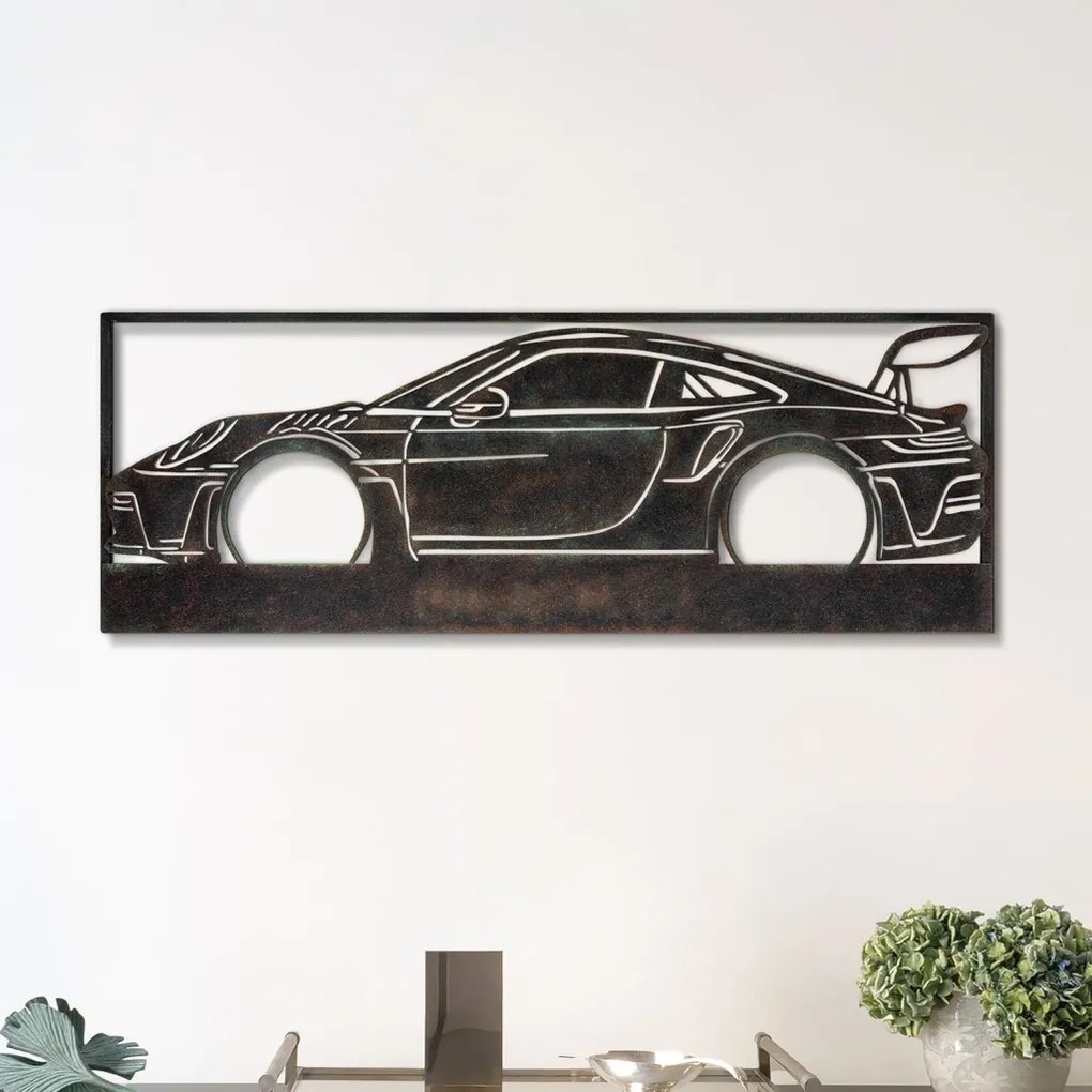 Street fém faldekoráció, 32×90 cm