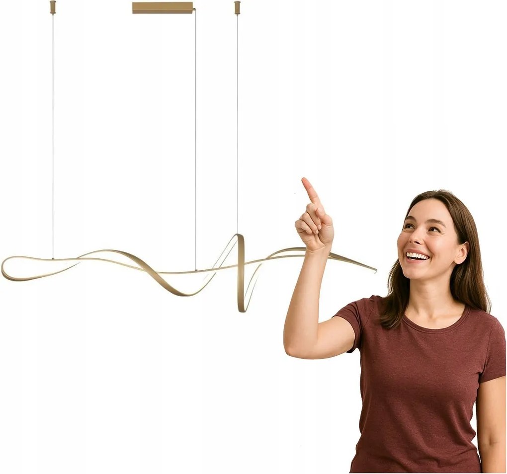 Led függőlámpa 40W Mila PND-23523-GD Italux