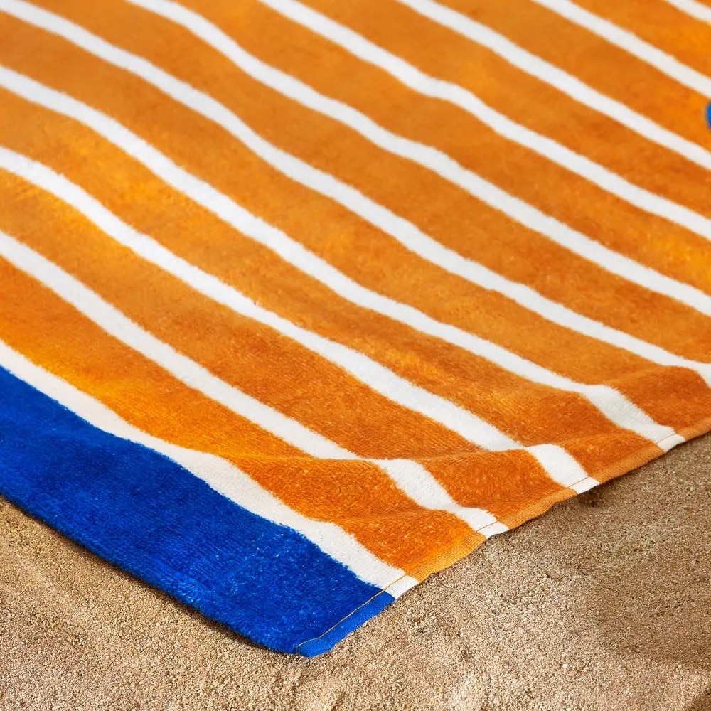 Narancssárga pamut strandtörölköző 76x160 cm Hot Dog – Catherine Lansfield