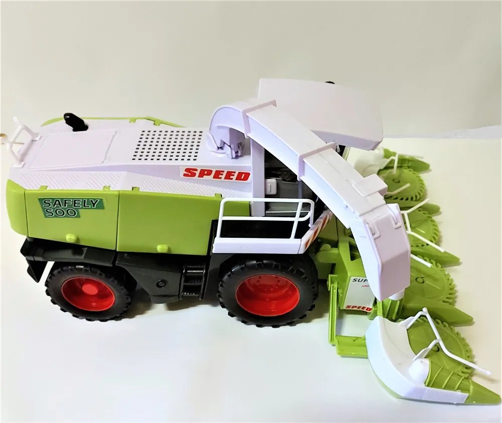 Farm Tractor Nagy Lendkerekes Arató Kombájn Speed Safely 480 Élethű Játék Makett