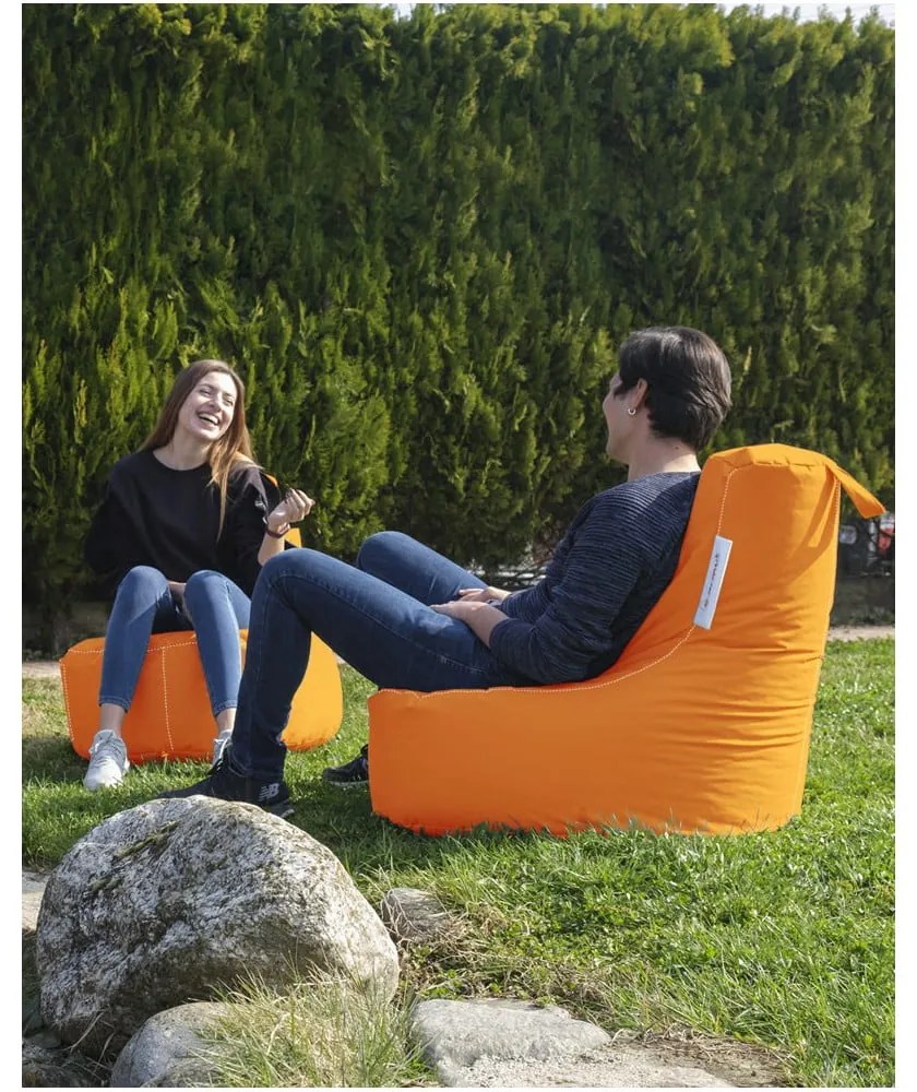 Narancssárga babzsákfotel EVA Sport – Floriane Garden