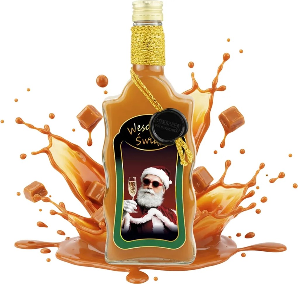 Palack Hullám 500ml Prémium Karácsonyi Díszített bor tinktúra gyümölcslé