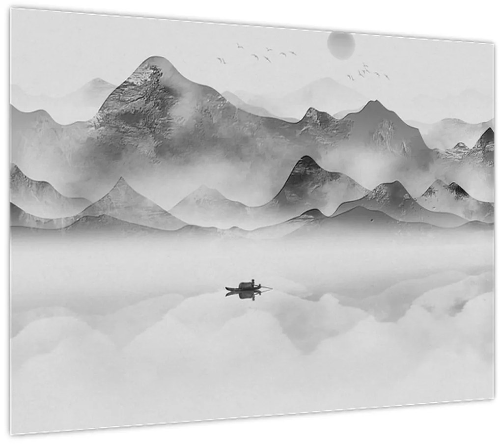 Kép - Japán tó (70x50 cm)