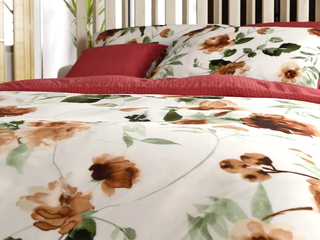 Kétoldalas ágyneműhuzat DUO SENSE ROSALIA mintás + párnahuzat 40x50 cm INGYEN Ágyneműhuzat mérete: 70 x 90 cm | 140 x 200 cm