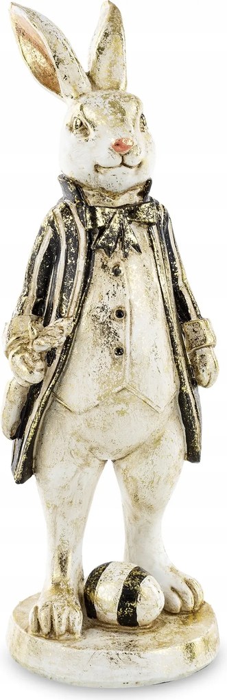 Pierrot Nyuszi figura Húsvét Figura Aranyozott Ajándék Dekoráció