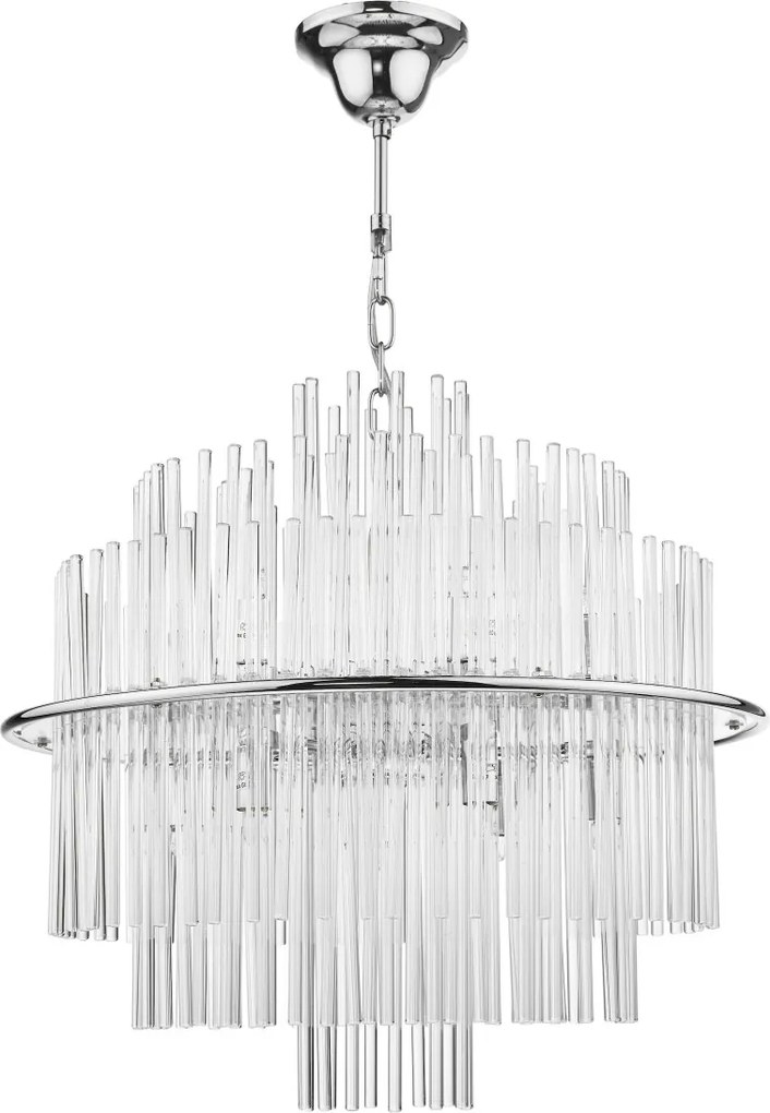Dar Lighting glamour modern függeszték lukas csiszolt króm darluk1750