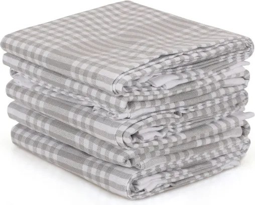 Pötikareli 10 részes pamut kéztörlő szett 45 × 65 cm, szürke