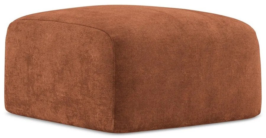 Terrakotta színű zsenília lábtartó Leila – Makamii