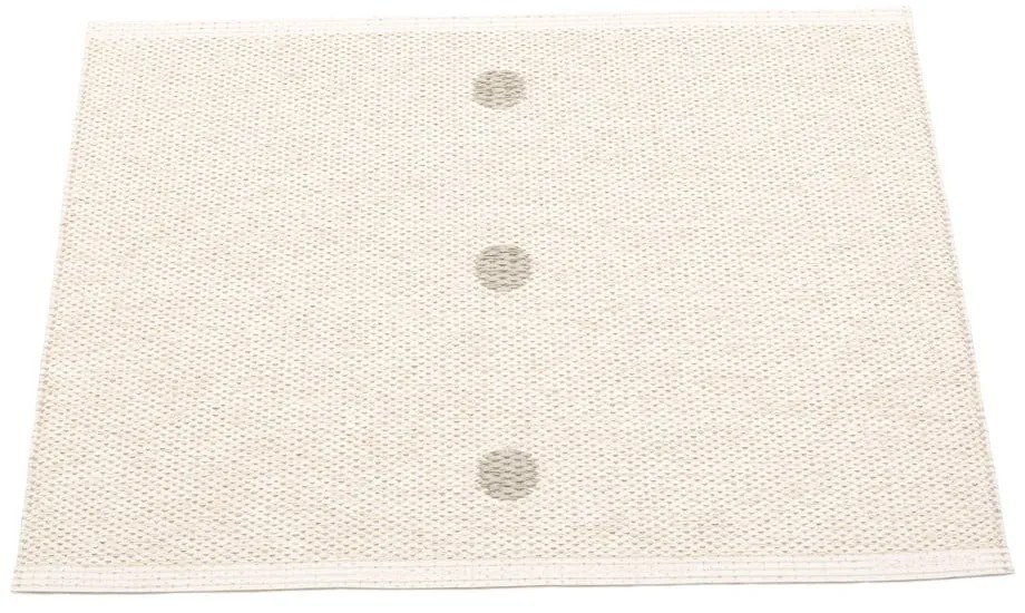 Bézs-krémszínű kültéri-beltéri szőnyeg 70x60 cm Peg Linen Vanilla – Pappelina