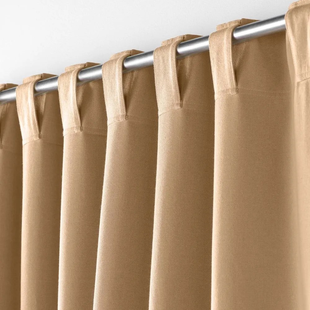 Világosbarna függöny 140x240 cm Mistraline – douceur d'intérieur