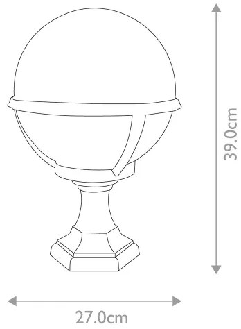 Elstead - Kültéri lámpa GLENBEIGH 1xE27/100W/230V IP44