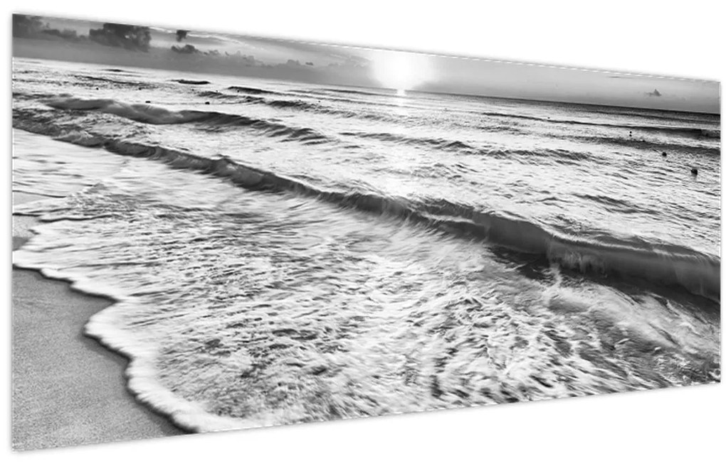 Kép - Naplemente a tengerparton (120x50 cm)