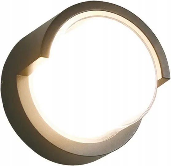 Homlokzati lámpa Led fali lámpa 10W semleges 1200lm IP44 Essen Round Goldlux