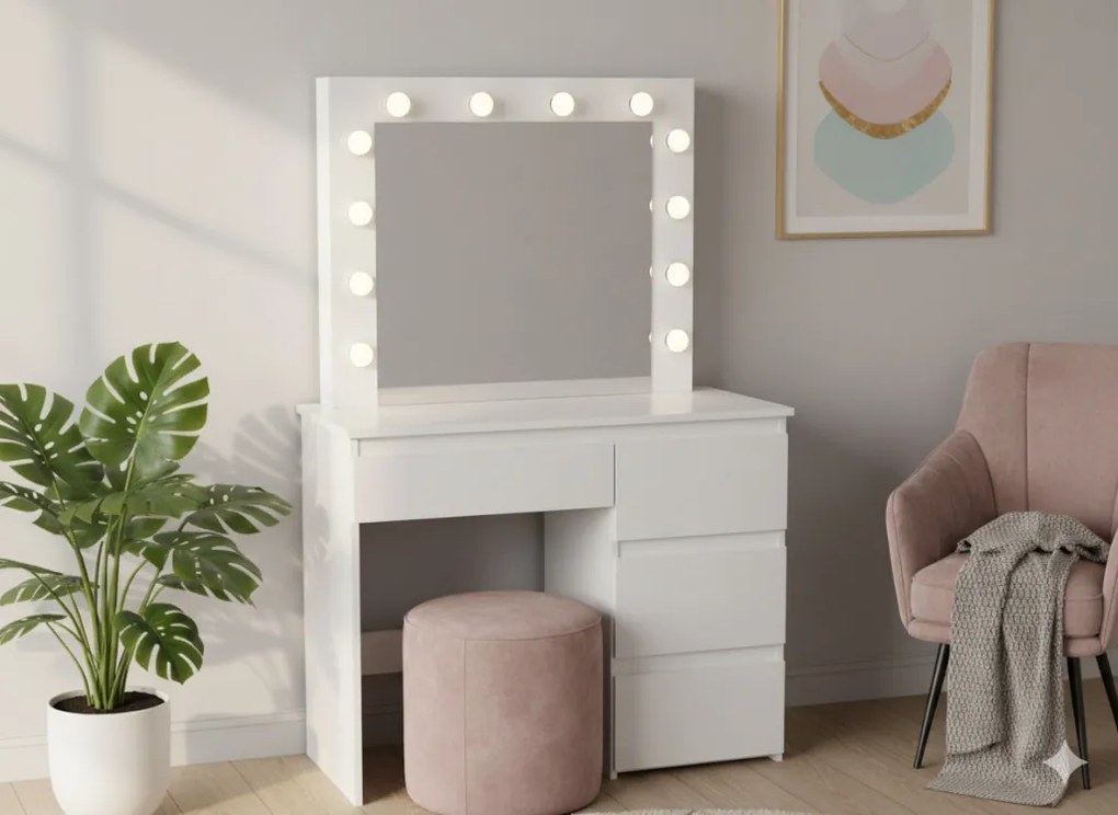 Ékszertartó szekrény Tükörrel 34 x 35,5 x 140 cm