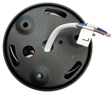 LED Spotlámpa LED/16W/230V 4000K átm. 10 cm fekete