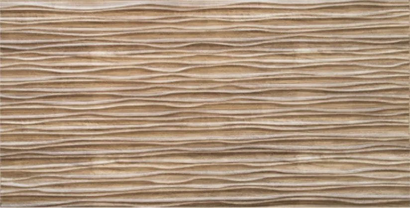 3D PVC falpanel Kőris hullám