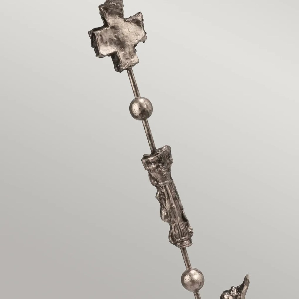 Flambeau klasszikus állólámpa fragment antik ezüst elsfb-fragment-fl-s