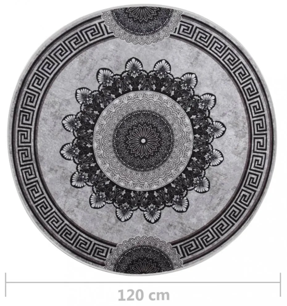 többszínű csúszásmentes mosható szőnyeg φ120 cm