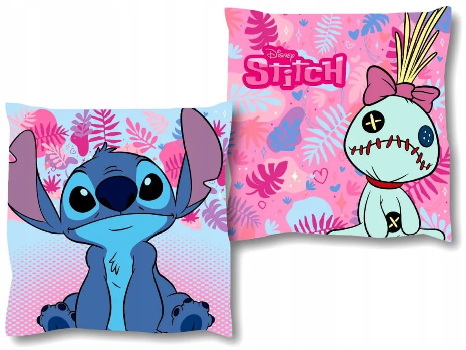 Disney Lilo és Stitch, A csillagkutya Scrump párna, díszpárna 38 cm Velúr