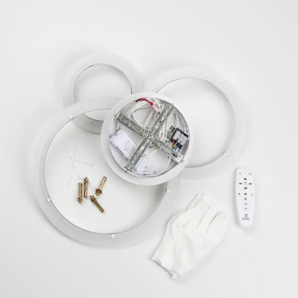 Brilagi - LED Dimmelhető felületre szerelhető csillár ORBITS LED/40W/230V 3000-6500K fehér + távirányító