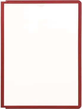 Bemutatótábla, A4, DURABLE SHERPA&reg;, piros (DB560603)