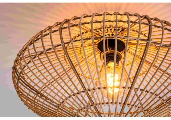 Lucide 03135/56/72 - Mennyezeti lámpa MAGALI 1xE27/40W/230V átm. 56 cm bézs