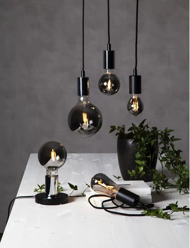 Meleg színű LED szálas izzó E27, 2 W Plain Smoke – Star Trading