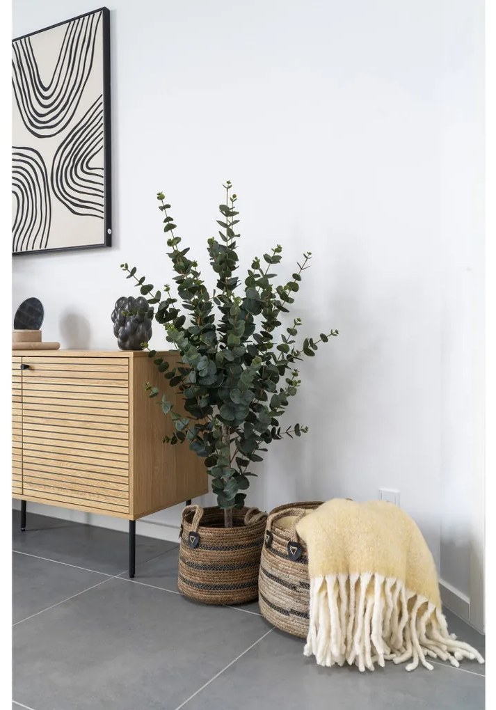 Erba kosarak, banánlevél, natúr, 2db