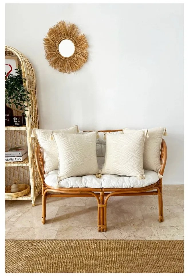 Organikus pamut párnahuzat szett 4 db-os 43x43 cm Natural – Mila Home