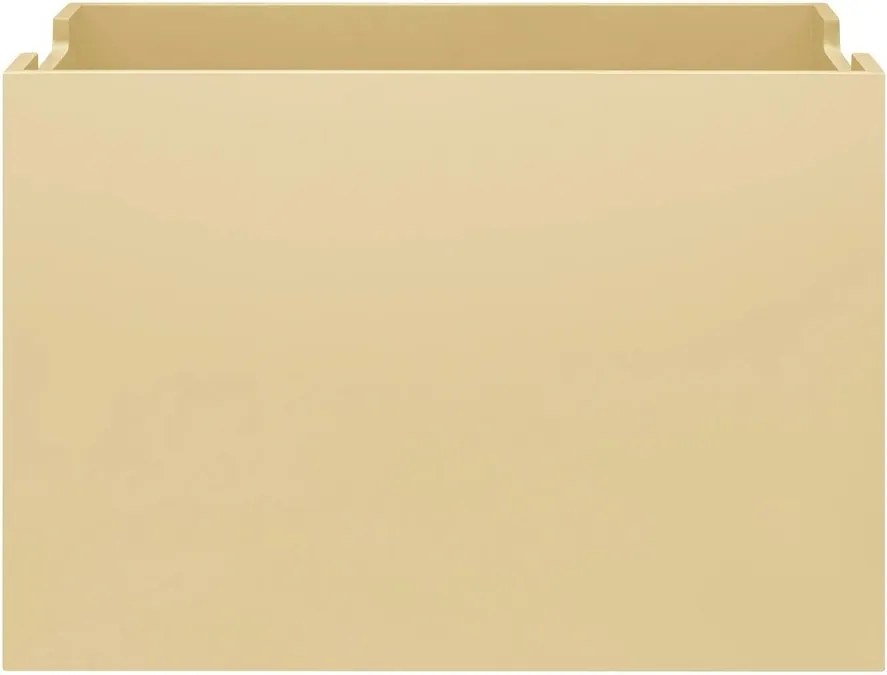 Világossárga tárolódoboz 25x39x27 cm Kasane L – Blomus