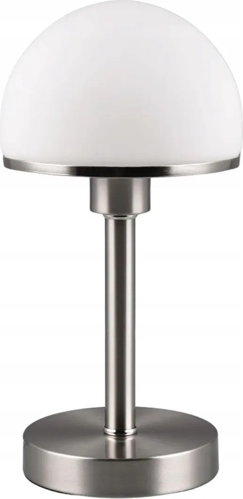 Trio Asztali lámpa Joost II Ezüst, 40W, E14, Fém/Üveg, IP20