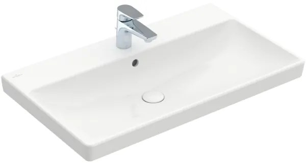Villeroy & Boch 41568001 - Függesztett mosdó AVENTO 80x47 cm kerámia/fehér