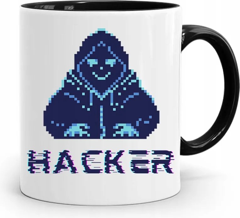 Fekete Informatikai Programozó Bögre Hacker fényképes nyomtatással