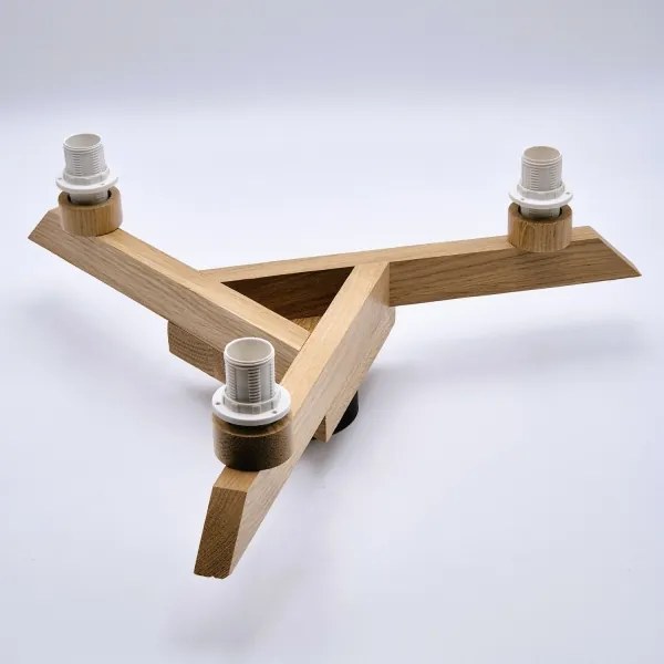 Fali lámpa ANTONIO 3xE14/40W/230V tölgy