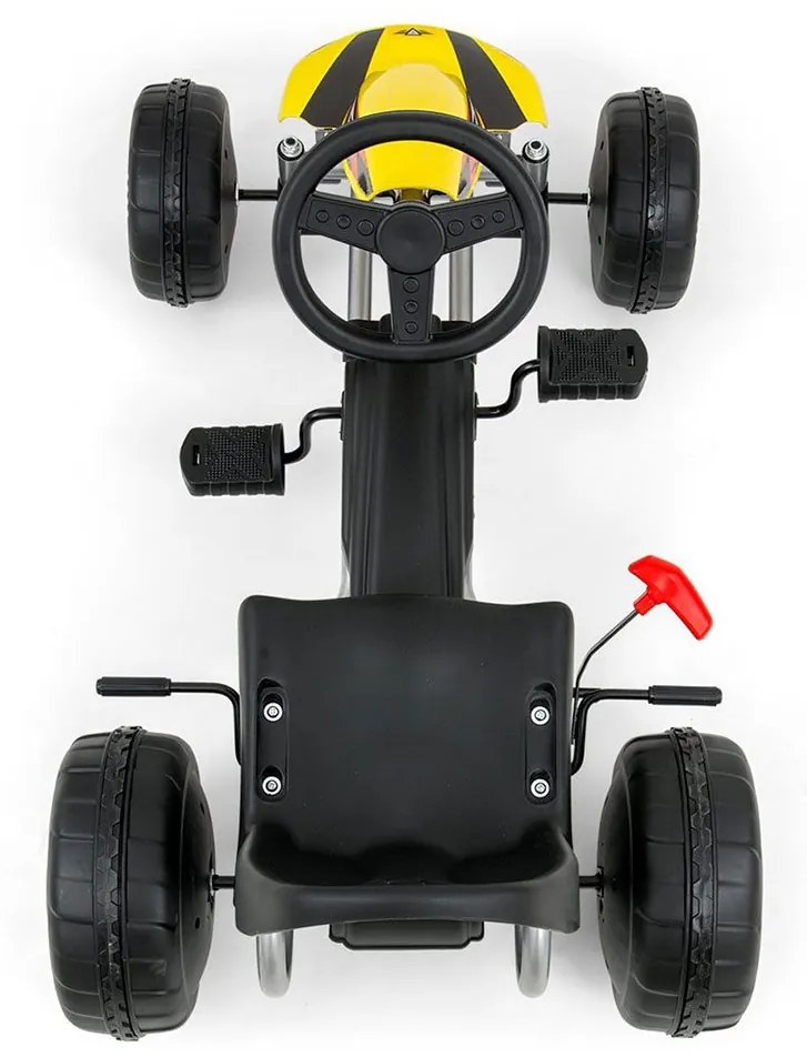 Go-kart Milly Mally Viper pedálos gyerek gokart piros