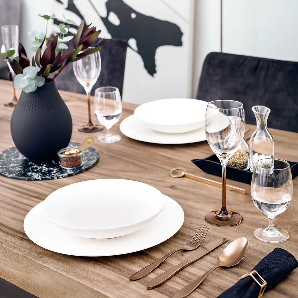 Pizza tányér, Manufacture Rock blanc kollekció - Villeroy & Bochnc - Villeroy & Boch