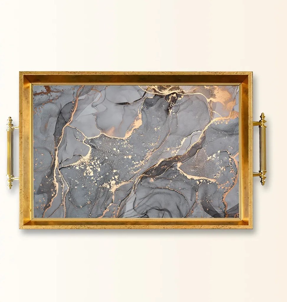 Üveg tálca, 38×24 cm – TPEA9874