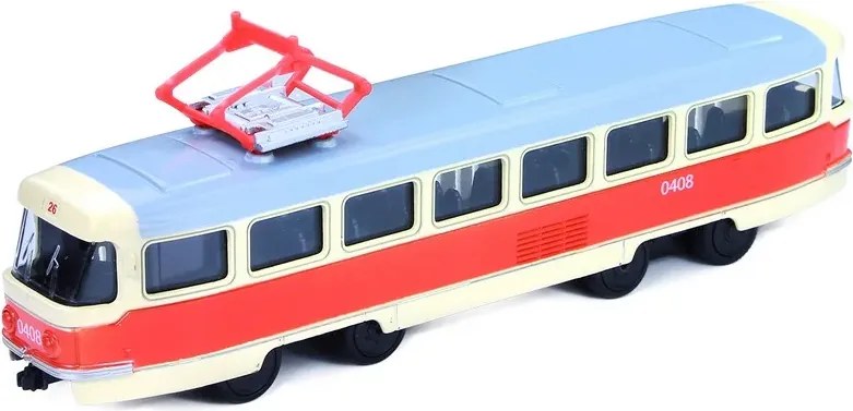 RAPPA Rappa hátrahúzós fém villamos - Tatra T3 - 16 cm