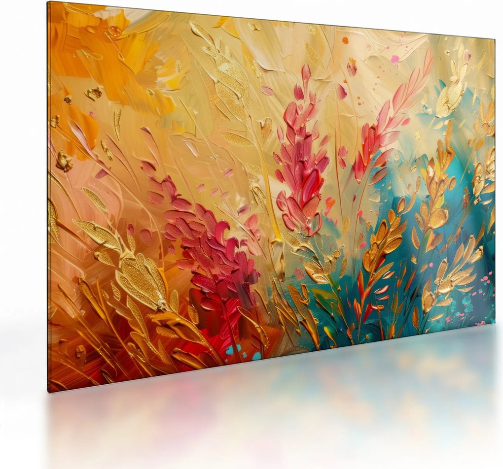 Üveg kép - A mező festése (70x50 cm)