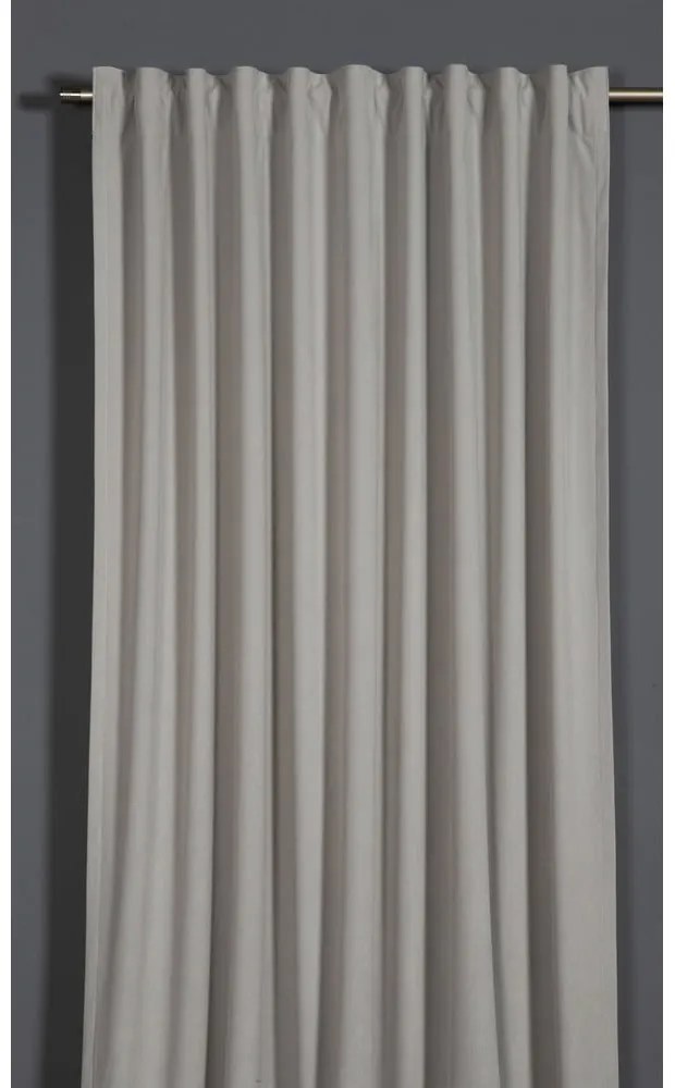 Szürke függöny 135x245 cm Kord – Sehlbach