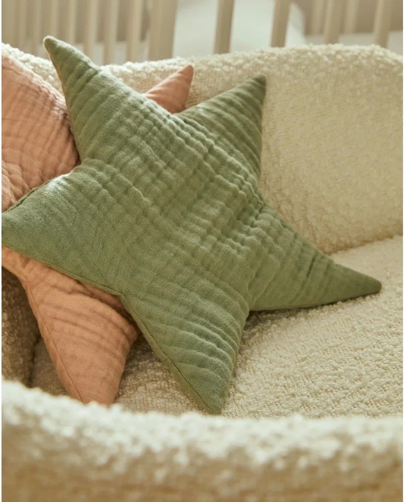 Muszlin gyerek párna 30x30 cm Laily – Kave Home