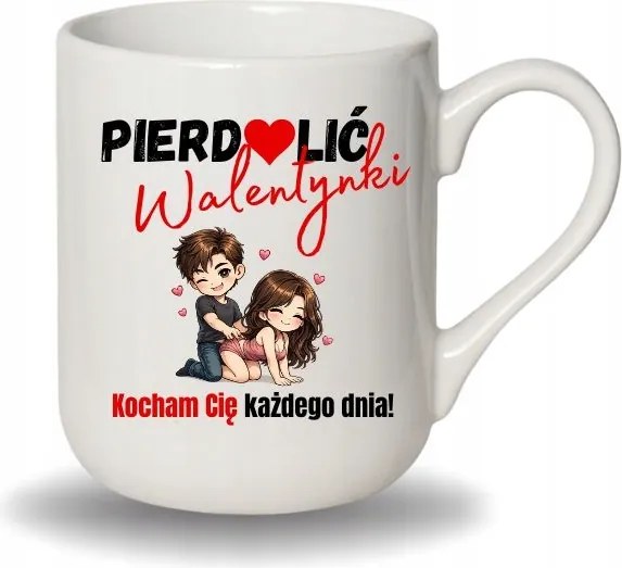 Bögre Fehér Coffee Vicces Ajándék Valentin Nap P******* Valentin Nap