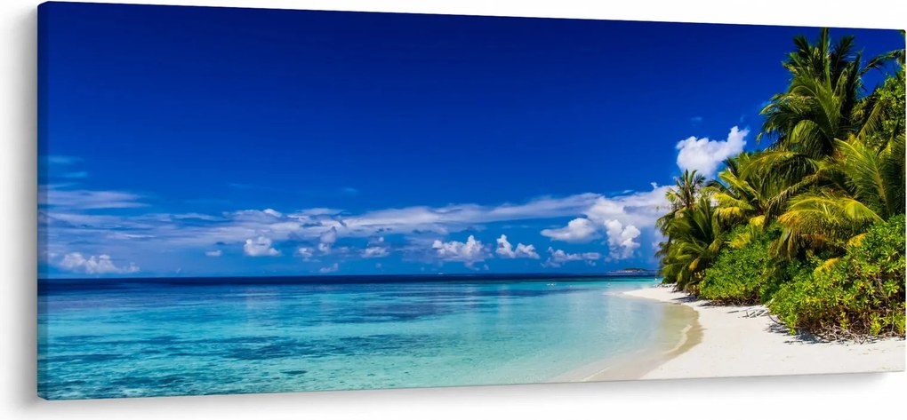 Egy trópusi tengerpart képe (120x50 cm)